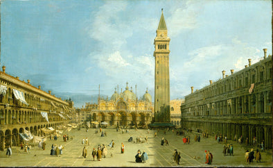 Bernardo Bellotto (Canaletto) - Piazza San Marco (late 1720s)
