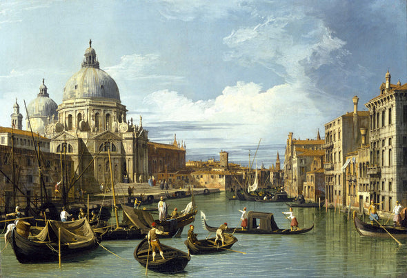 Bernardo Bellotto (Canaletto) - The Entrance to the Grand Canal, Venice