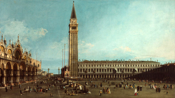 Bernardo Bellotto (Canaletto) - The Piazza San Marco, Venice (1742-1746)