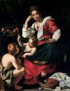Bernardo Strozzi - Madonna and Child with Infant Saint John