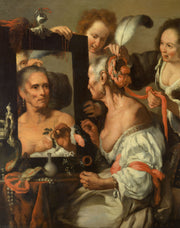 Bernardo Strozzi - Vanitas (Old Coquette)