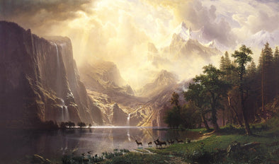 Albert Bierstadt - Among The Sierra Nevada Mountains