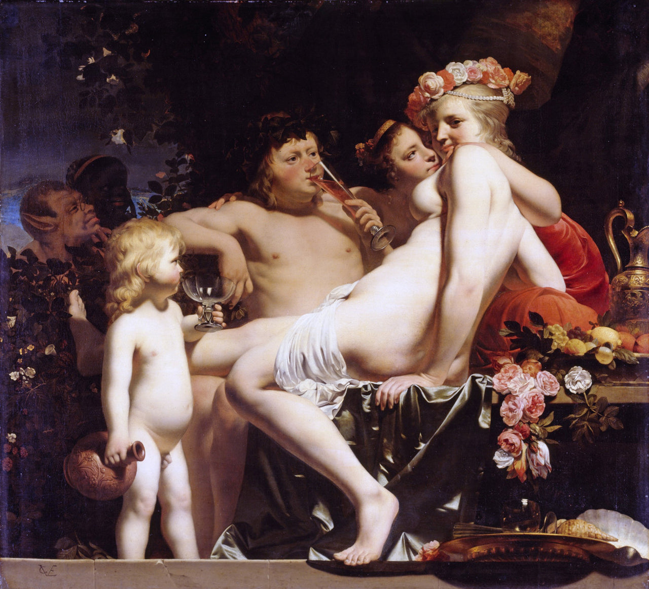 Caesar van Everdingen - Bacchus and Ariadne