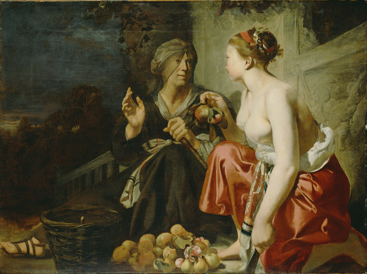 Caesar van Everdingen - Vertumnus and Pomona