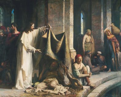 Carl Bloch - Christ Healing the Sick at Bethesda