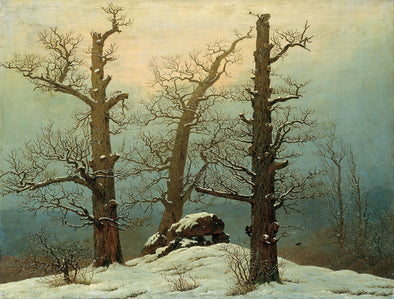 Caspar David Friedrich - Cairn in Snow
