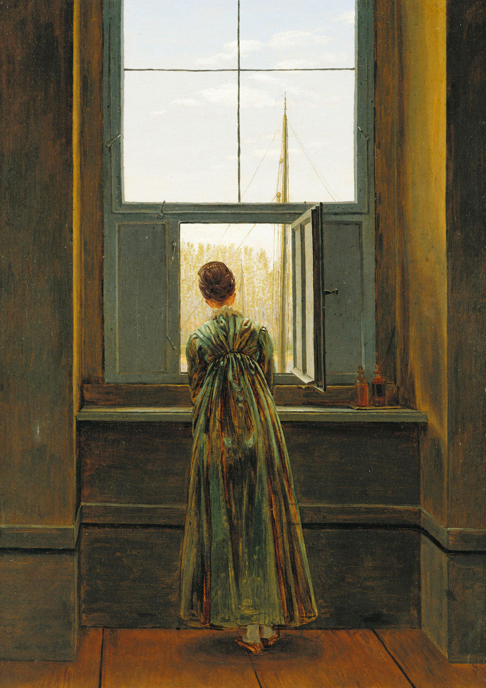 Caspar David Friedrich - Woman at Window-Reproduction-Get Custom Art