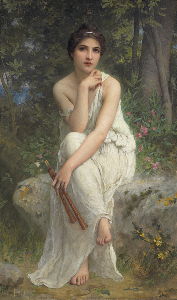 Charles-Amable Lenoir - The Flute Player