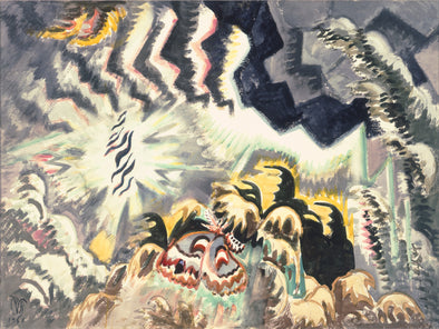 Charles Burchfield - The Moth And The Thunderclap