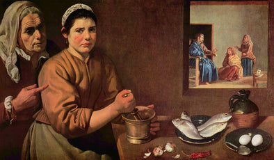 Diego Velázquez - Christ in the House of Martha and Mary