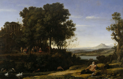 Claude Lorrain - Landscape with Apollo and the Muses