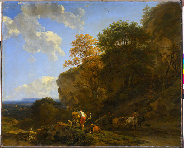 Cornelis Saftleven - Italian Landscape