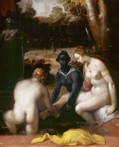 Cornelis van Haarlem - Bathseba at her bath