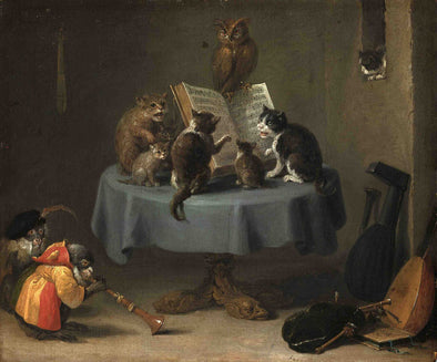 David Teniers the Younger - Cat Concert