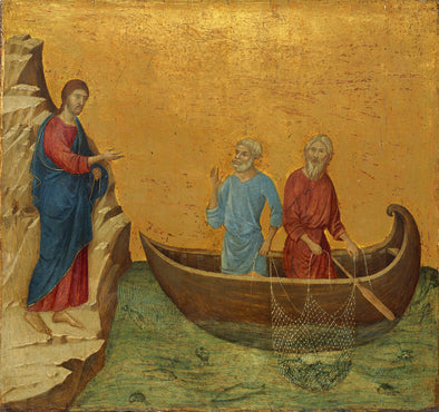 Duccio di Buoninsegna - The Calling of the Apostles Peter and Andrew