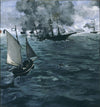 Edouard Manet - Battle of the Kearsarge and the Alabama