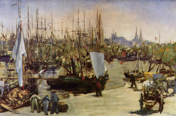 Edouard Manet - Hafen von Bordeaux