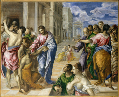 EL Greco - The Miracle of Christ Healing the Blind