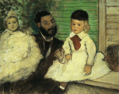 Edgar Degas - Count Lepic and His Daughters