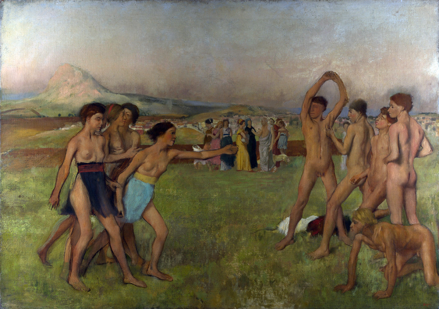 Edgar Degas - Young Spartans Exercising