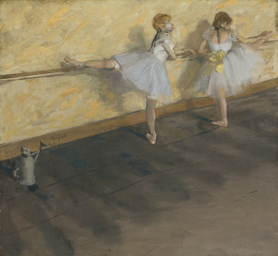Edgar Degas - Dancers Practicing at the Bar