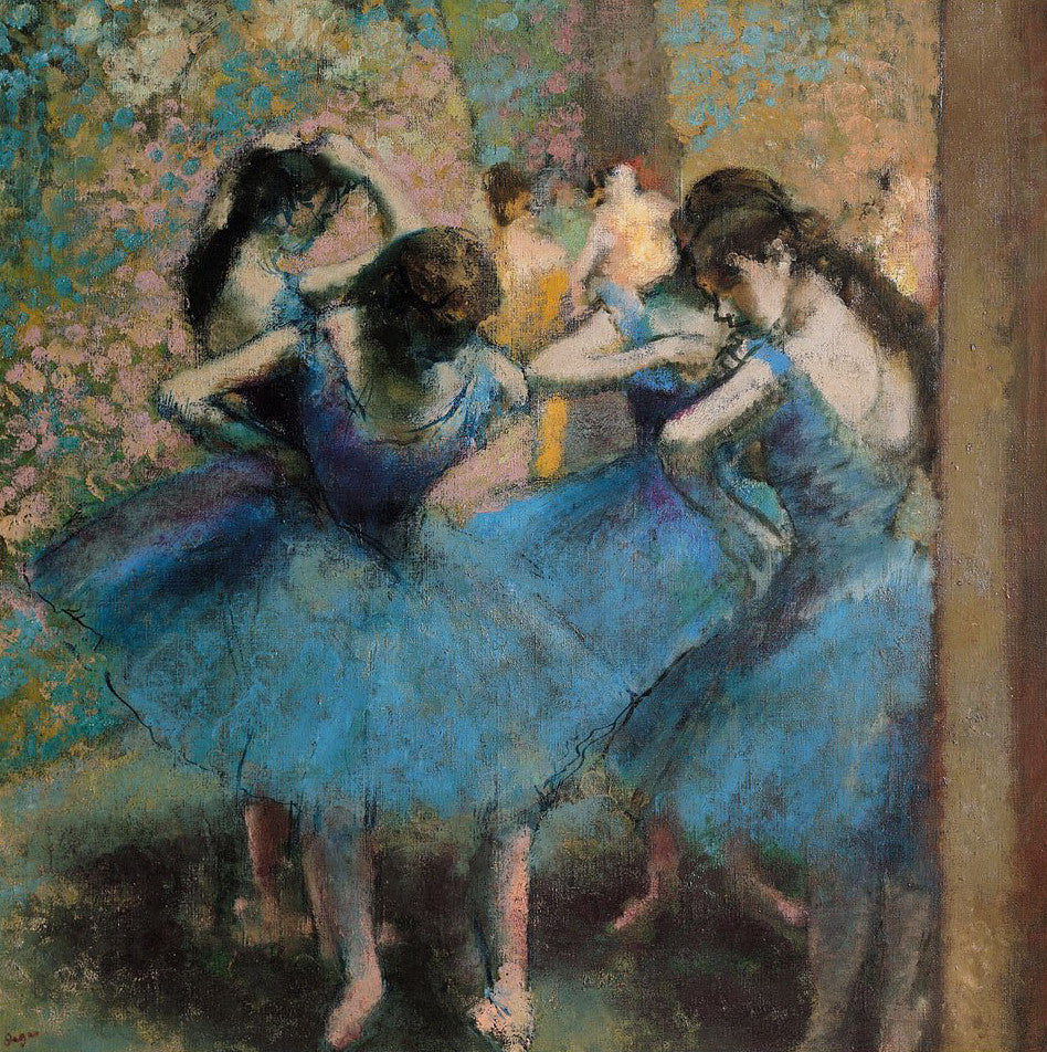 Edgar Degas - Dancers in Blue