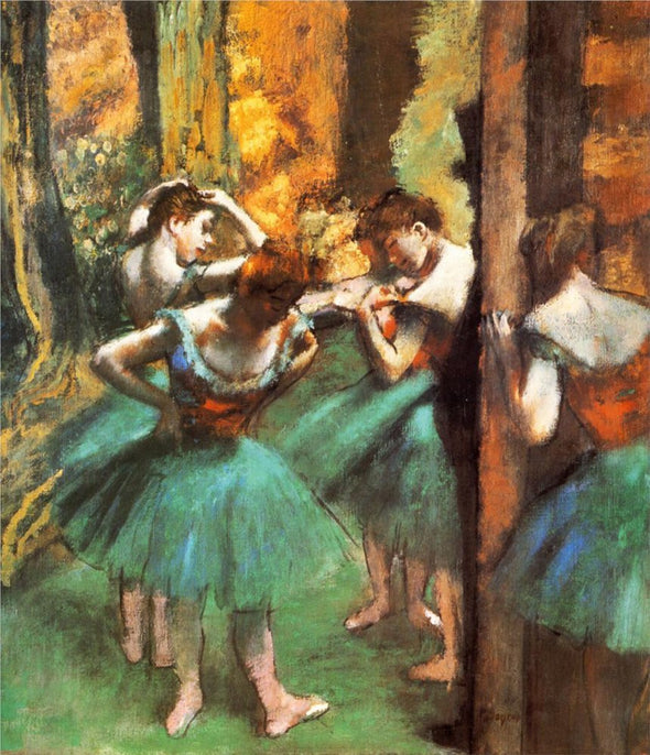 Edgar Degas - Dancers Pink And Green