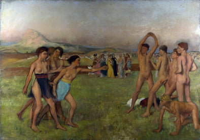 Edgar Degas - Nude Spartans Excersizing