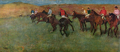 Edgar Degas - At The Races Before the Start