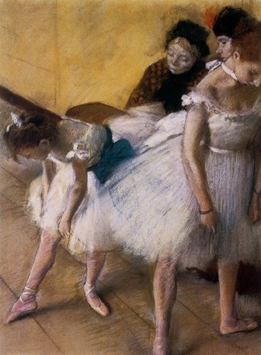 Edgar Degas - Before The Rehearsal Ballet Dance