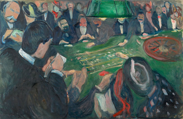 Edvard Munch - At the Roulette Table in Monte Carlo