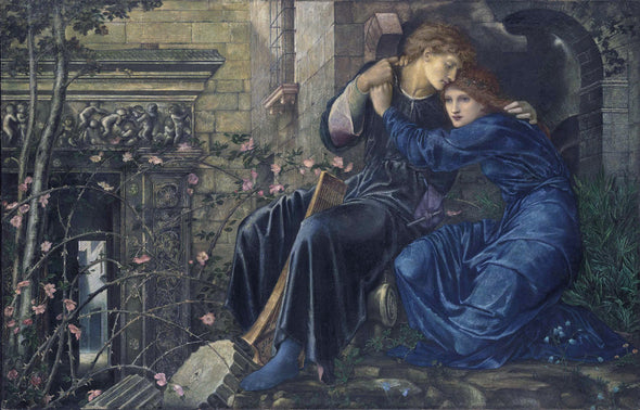 Edward Burne-Jones - Love among the Ruins