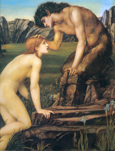 Edward Burne-Jones - Psyche and Pan