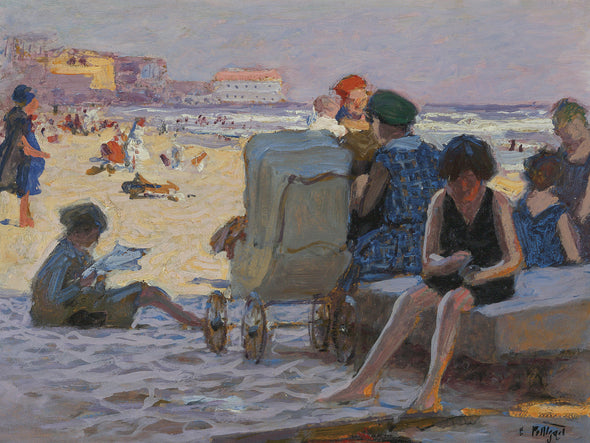 Edward Henry Potthast - Baby Carriage on Beach