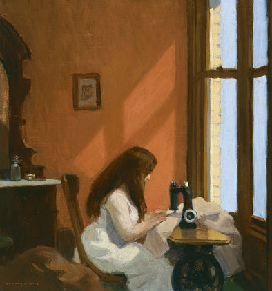 Edward Hopper - Girl at a Sewing Machine