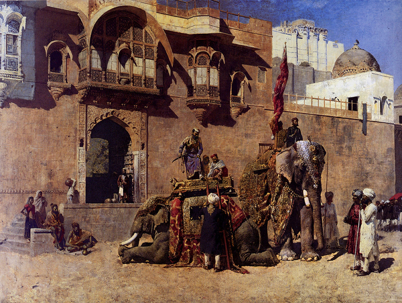 Edwin Lord Weeks - A Rajah of Jodhpur-Reproduction-Get Custom Art