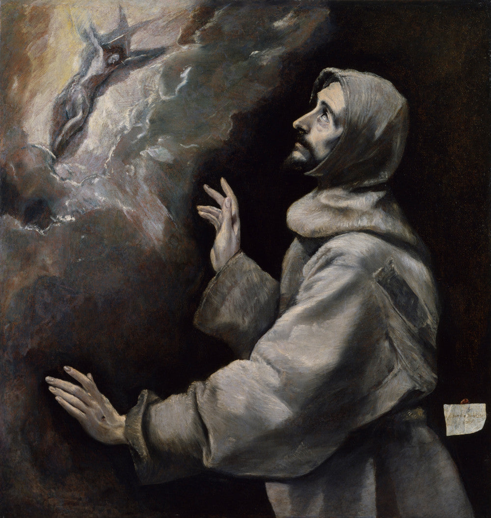 El Greco - Saint Francis Receiving the Stigmata-Reproduction-Get Custom Art