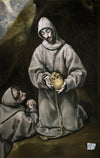 El Greco - Saint Francis and Brother Leo Meditating on Death