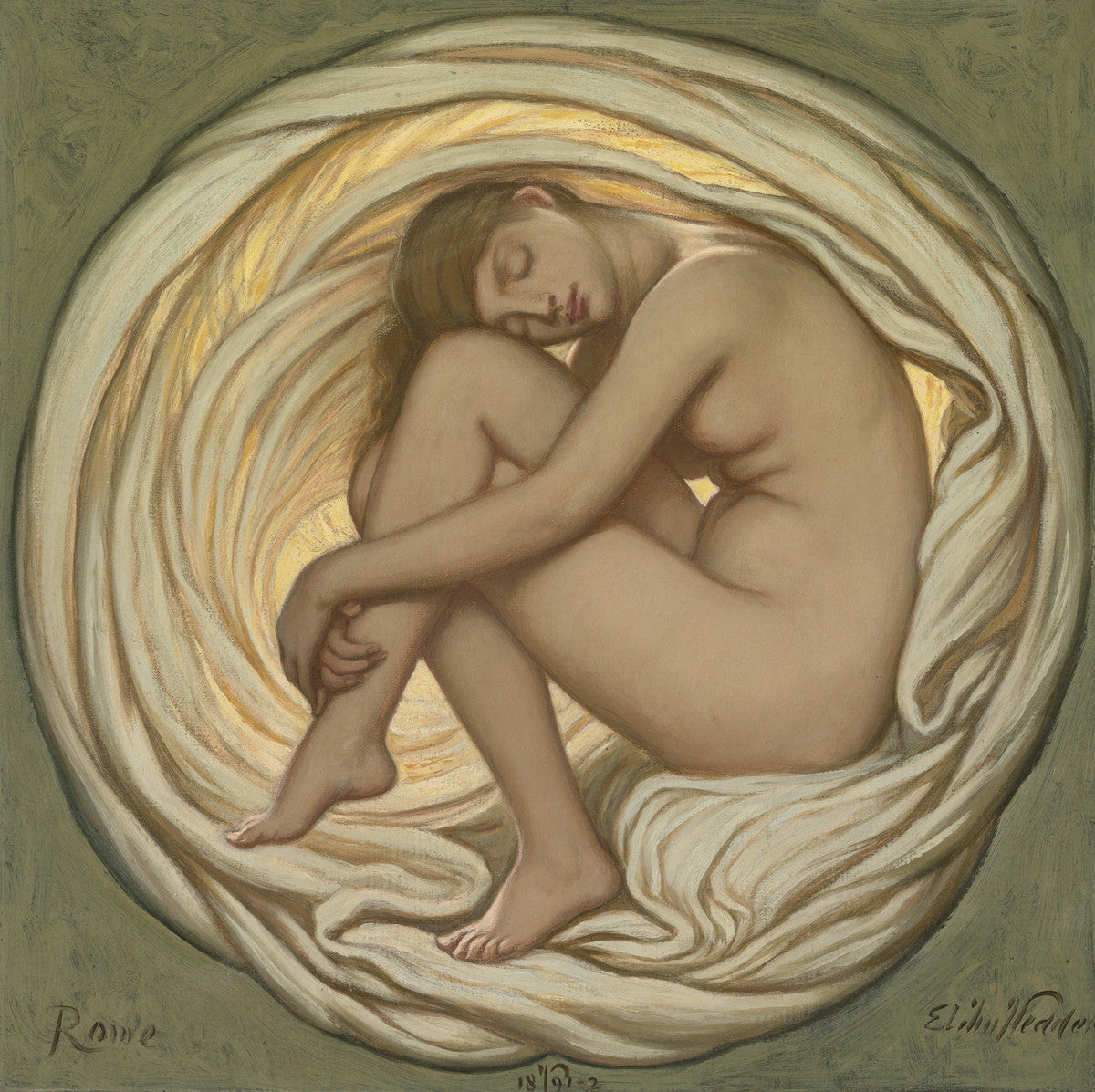 Elihu Vedder - The Heart of the Rose