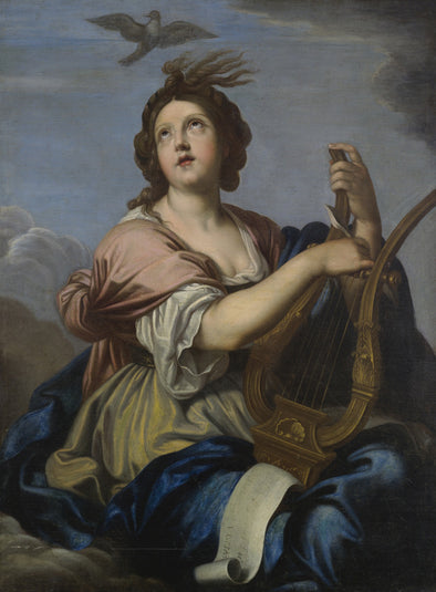 Ernest-Édouard Martens - Muse Playing Her Lyre