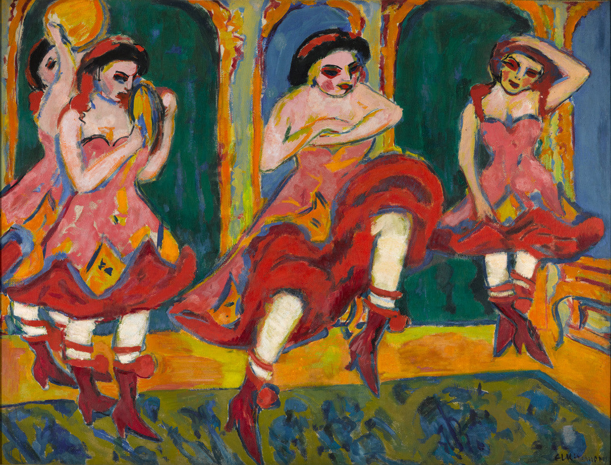 Ernst Ludwig Kirchner - Czardas dancers