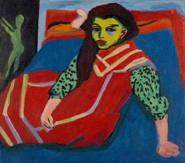 Ernst Ludwig Kirchner - Seated Girl