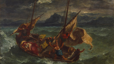 Eugene Delacroix - Christ on the Sea of Galilee (Christ sur ??la mer de Galilée)