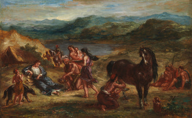 Eugène Delacroix - Ovid among the Scythians