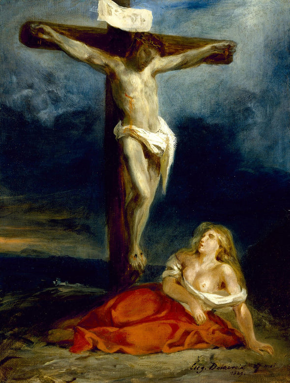 Eugène Delacroix - Saint Mary Magdalene at the Foot of the Cross