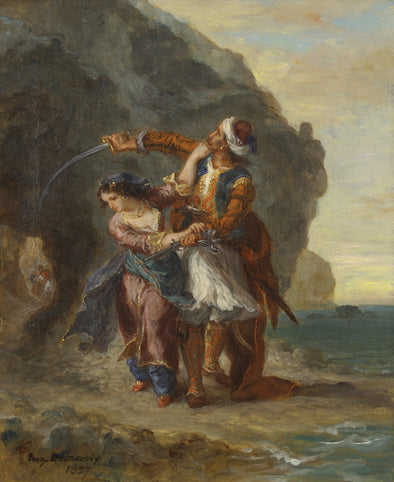 Eugène Delacroix - Selim and Zuleika