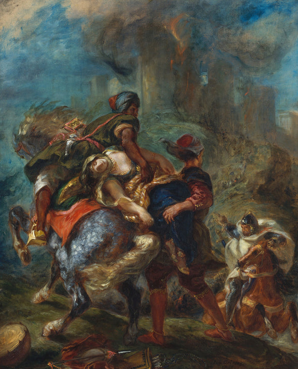 Eugène Delacroix - The Abduction of Rebecca