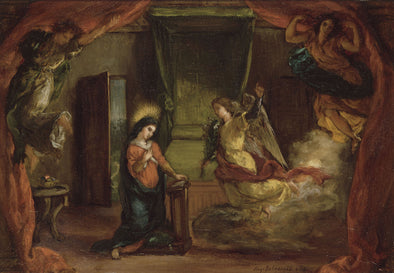 Eugène Delacroix - The Annunciation
