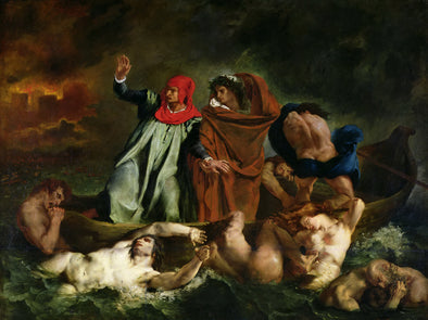 Eugène Delacroix - The Barque of Dante