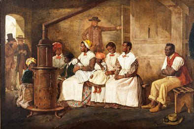 Eyre Crowe - Slaves Waiting for Sale, Richmond, Virginia